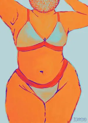 Dame med diskokugle, Kunstnær