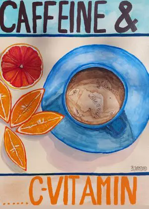 Caffeine og c-vitamin, Kunstnær