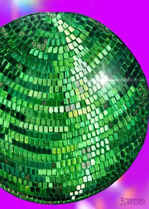 Grøn diskokugle, Kunstnær