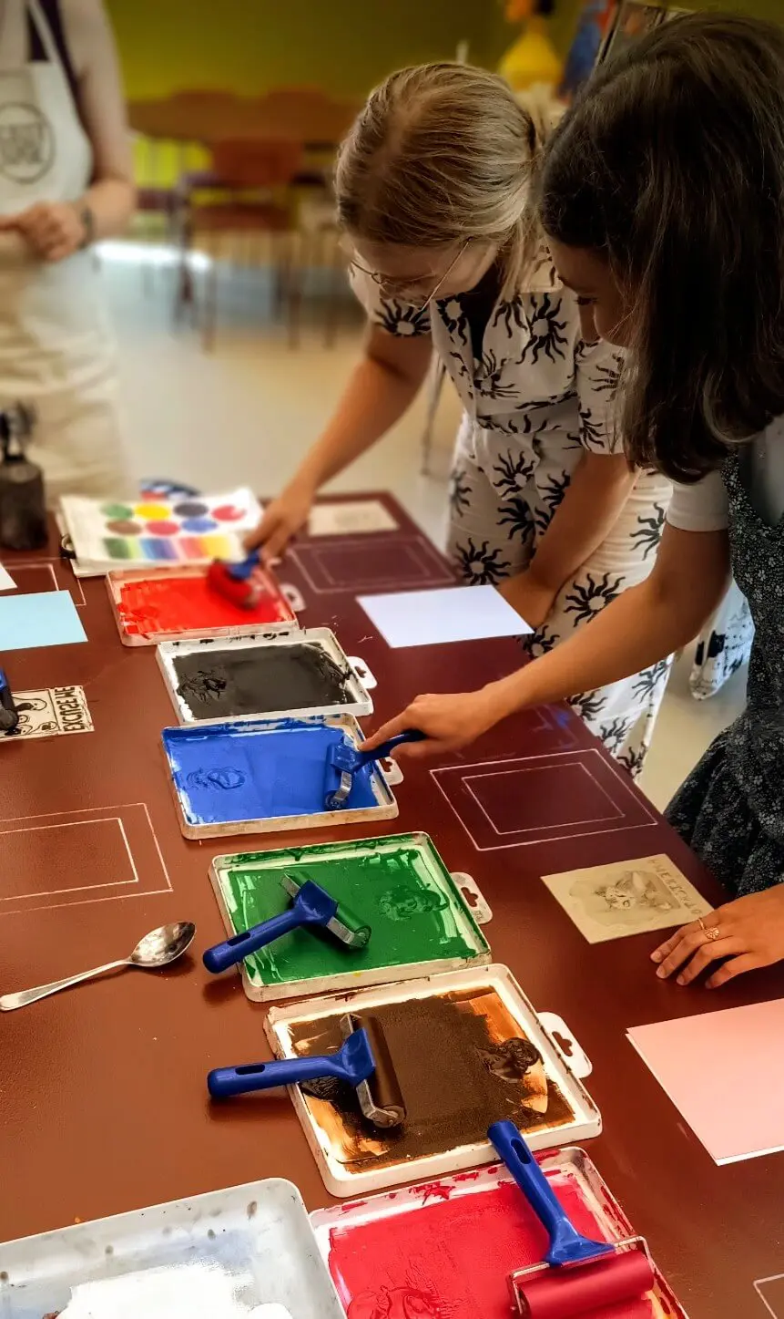 Linoleumstryk i Kunstnær i Odense