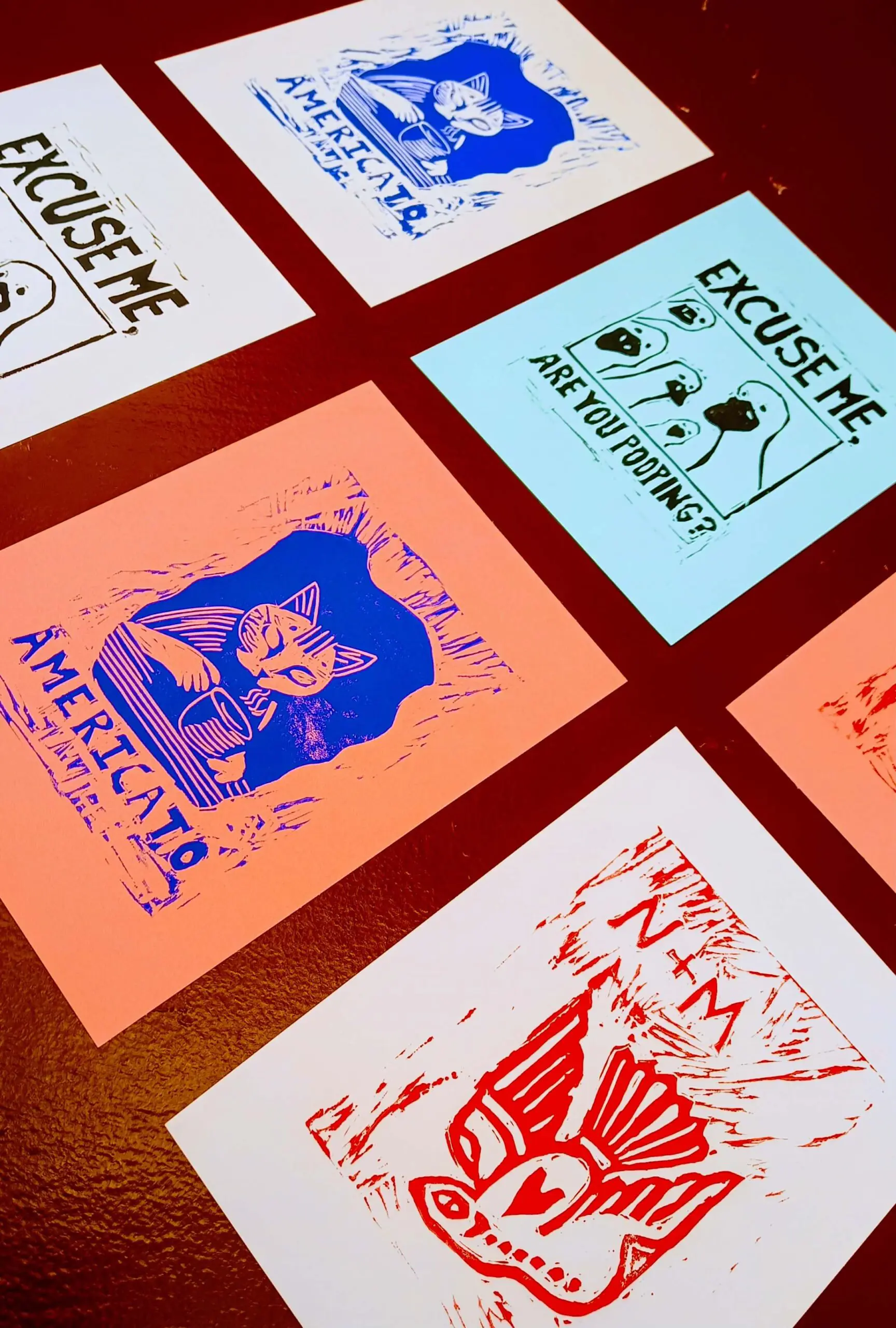 Linoleumstryk i Kunstnær i Odense